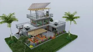 Miniature : Construction en pierre naturel à l’ancienne et plan 3 D
