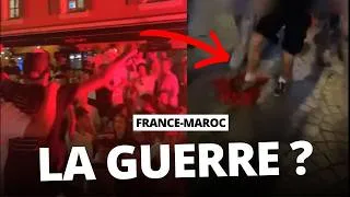 Miniature : Des supporters français crient "La France aux Français !" et sen prennent au Maroc