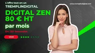 Miniature : Découvrez l'offre Digital Zen : Votre site web tout-en-un à 80€ HT/mois !