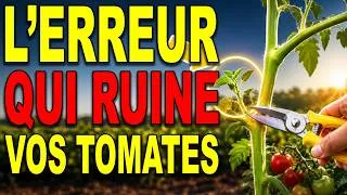 Miniature : L’Erreur Qui Ruine Vos Récoltes : Ne Coupez Jamais Cette Branche De Tomate