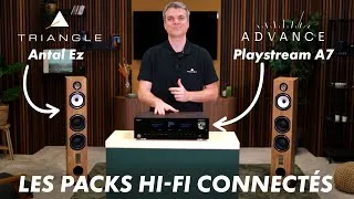 Miniature : Pack Hi-Fi TRIANGLE Esprit Ez - Antal Ez & Advance Paris Playstream A7