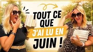 Miniature : JE VOUS DIS TOUT SUR MES LECTURES DE JUIN