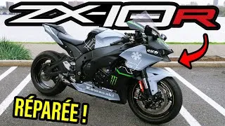 Miniature : PREMIER ESSAI SUR ROUTE AVEC KAWASAKI ZX10R ACCIDENTÉE