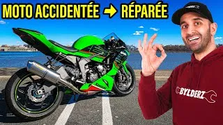 Miniature : COMBIEN ÇA COÛTE DE RÉPARER UNE MOTO ACCIDENTÉE ? (KAWASAKI ZX6R 2023)