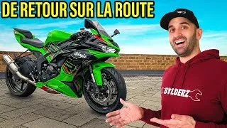 Miniature : RÉPARATIONS KAWASAKI ZX6R ACCIDENTÉE : MONTAGE CARÉNAGES CHINOIS + 1ÈRE SORTIE