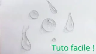 Miniature : Le secret pour dessiner des gouttes d’eau ULTRA réalistes | Tutoriel étape par étape