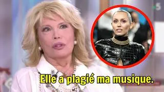 Miniature : Amanda Lear furieuse accuse Miley Cyrus de plagiat et menace d'un procès retentissant majeur.