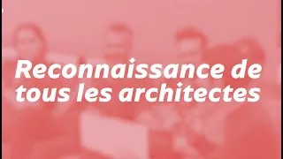 Miniature : Reconnaissance de tous les architectes.