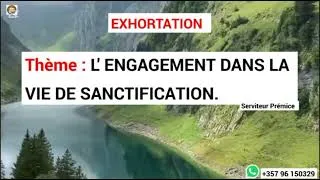 Miniature : L' ENGAGEMENT DANS LA VIE DE SANCTIFICATION. 