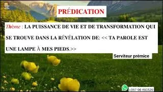 Miniature : LA PUISSANCE DE VIE ET DE TRANSFORMATION QUI SE TROUVE DANS LA RÉVÉLATION DE : 