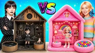 Miniature : Defi Maison d une Seule Couleur ! Relooking Chambre Rose vs Noir