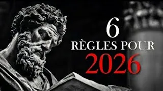 Miniature : 6 Règles Stoïciennes pour Devenir INVINCIBLE en 2026 #stoicisme #sagesse #marcaurèle 
