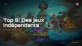 Miniature : Top 5 des jeux independants du samedia 14 mars 2026
