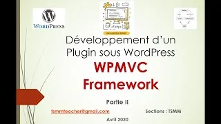 Miniature : 20-Développer un plugin avec WPMVC-Ajout-Student-Côté-Admin-Partie-2