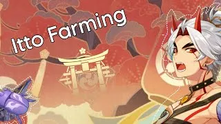 Miniature : Petit Farming De Itto ✩°𓏲⋆🌿. ⋆ Little Cozy Genshin Farming Vidéo