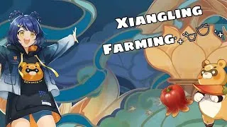 Miniature : Xiangling Farming ₊˚.🎧 ✩｡☕ 🤎 Cozy Genshin Farming Vidéo