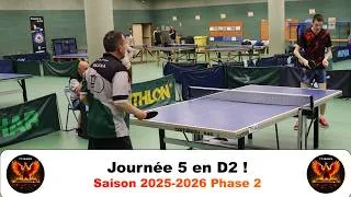 Miniature : J5 en D2 au tennis de table !! 🆚 Estrees 🏓 Matchs intenses !!