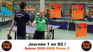 Miniature : J1 en D2 au tennis de table !! 🆚 Gouvieux Lamorlaye 🏓 Jouer la montée ?