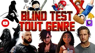 Miniature : Blind Test Tout genre 5 : Film/Musique/Dessin animé/Jeux vidéo/Série/Réplique/Youtuber & Streamer.