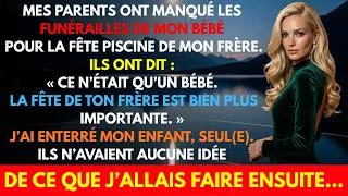 Miniature : Mes Parents Ont Raté L'Enterrement De Mon Bébé Pour Une Fête. J'Ai Détruit Leurs Carrières.