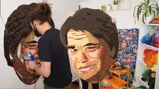 Miniature : JE FAIS UN TAPIS BERNARD TAPIE  (ASMR Tufting)