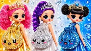 Miniature : Nous Construisons École Incroyable pour Huntrix : Défi Relooking DIY Diamant vs Or vs Saphir