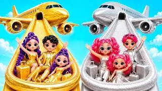 Miniature : Nous Construisons des Vacances Incroyables : K-Pop Demon Hunters en Avion Or et Argent ! TuLaLoo FR