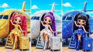 Miniature : Nous Construisons des Vacances Incroyables : Relooking Fashion d’Avion DIY Diamant vs Or vs Saphir