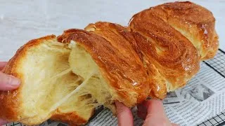 Miniature : RECETTE DE BRİOCHE FEUILLETÉE ( La Mie Est Ultra Filante Est Délicieuse )