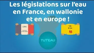 Miniature : Les différentes lois sur l'eau (douce) en France, en Wallonie et au niveau de l'Europe !