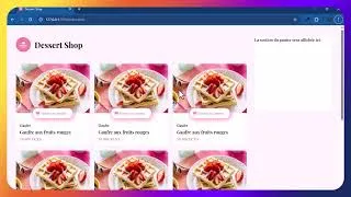 Miniature : Dessert Shop – Épisode 3 : Affichage dynamique des produits (Vanilla JS)