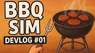 Miniature : 🔥 BBQ SIMULATOR – Devlog #1 : Construis ta première usine à BBQ et deviens le roi du grill ! 🥩