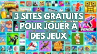 Miniature : 3 Sites GRATUITS Pour Jouer À Des Jeux sur PC