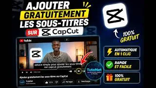 Miniature : Ajouter les sous-titres GRATUITEMENT sur CapCut