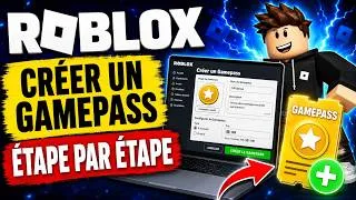 Miniature : Comment créer un Gamepass sur Roblox - Tutoriel étape par étape