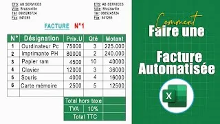 Miniature : Comment faire une facture automatisée avec une base de données