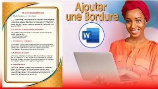 Miniature : Comment ajouter une bordure de page dans Word ?
