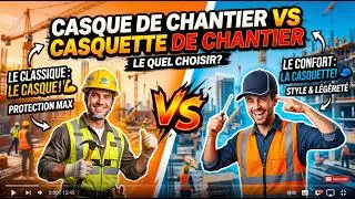 Miniature : Casque de Chantier Vs Casquette de Chantier: Lequel Vous Protège le Mieux?