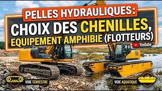 Miniature : Pelles Hydrauliques: Choix des Chenilles, Equipement Amphibie (Flotteurs)