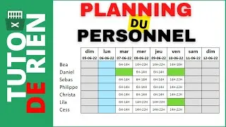 Miniature : Comment faire un planning du personnel sur Excel ?