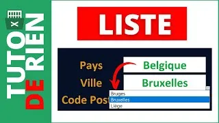 Miniature : Créer une liste déroulante en cascade dans Excel Facilement