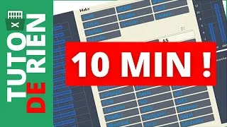 Miniature : Créer un tableau de bord sur Excel en moins de 10 min