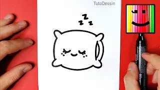 Miniature : Comment dessiner un oreiller facilement