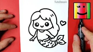 Miniature : Comment dessiner une sirène facilement