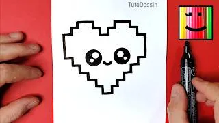 Miniature : Comment dessiner un cœur en Pixel Art facilement