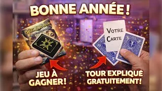 Miniature : BONNE ANNÉE 🎉 Concours de magie + tour expliqué GRATUITEMENT !