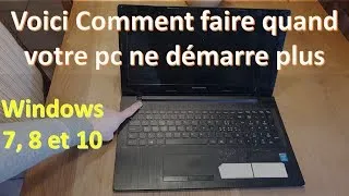 Miniature : [TUTO] Comment faire quand mon mon pc ne demarre pas ? ✅
