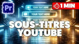 Miniature : Comment créer des sous-titres YouTube sur Premiere Pro (TUTO EXPRESS)