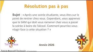 Miniature : Oraux - Correction de sujet pas à pas [PASS-LAS 2025-2026]