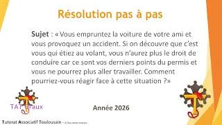 Miniature : Oraux - Correction de sujet pas à pas [PASS-LAS 2025-2026]